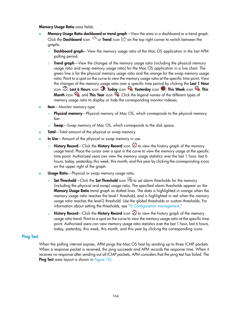Ping test | H3C Technologies H3C Intelligent Management Center User Manual | Page 178 / 740