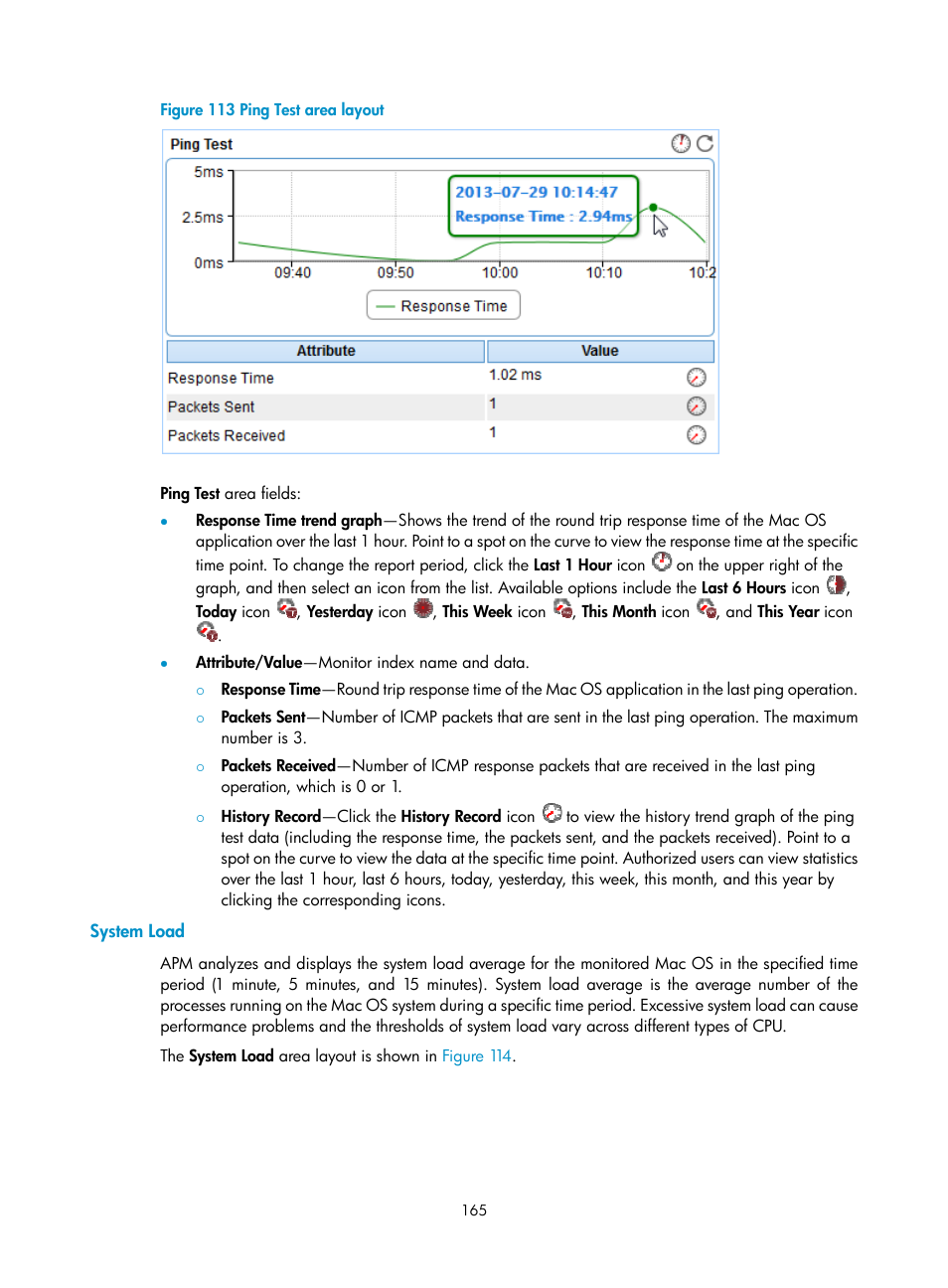 System load, N in, Figure 113 | H3C Technologies H3C Intelligent Management Center User Manual | Page 179 / 740