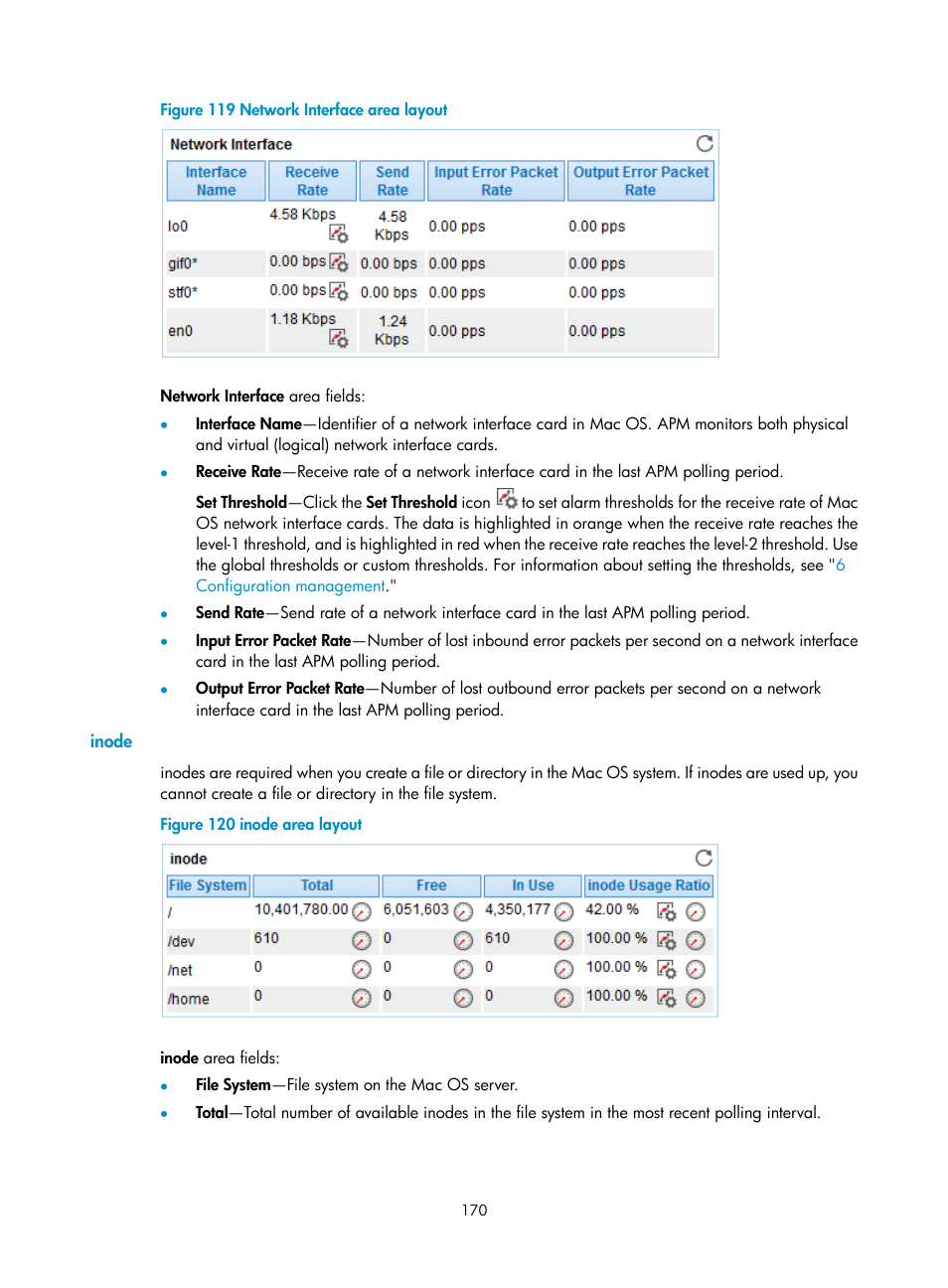 Inode | H3C Technologies H3C Intelligent Management Center User Manual | Page 184 / 740