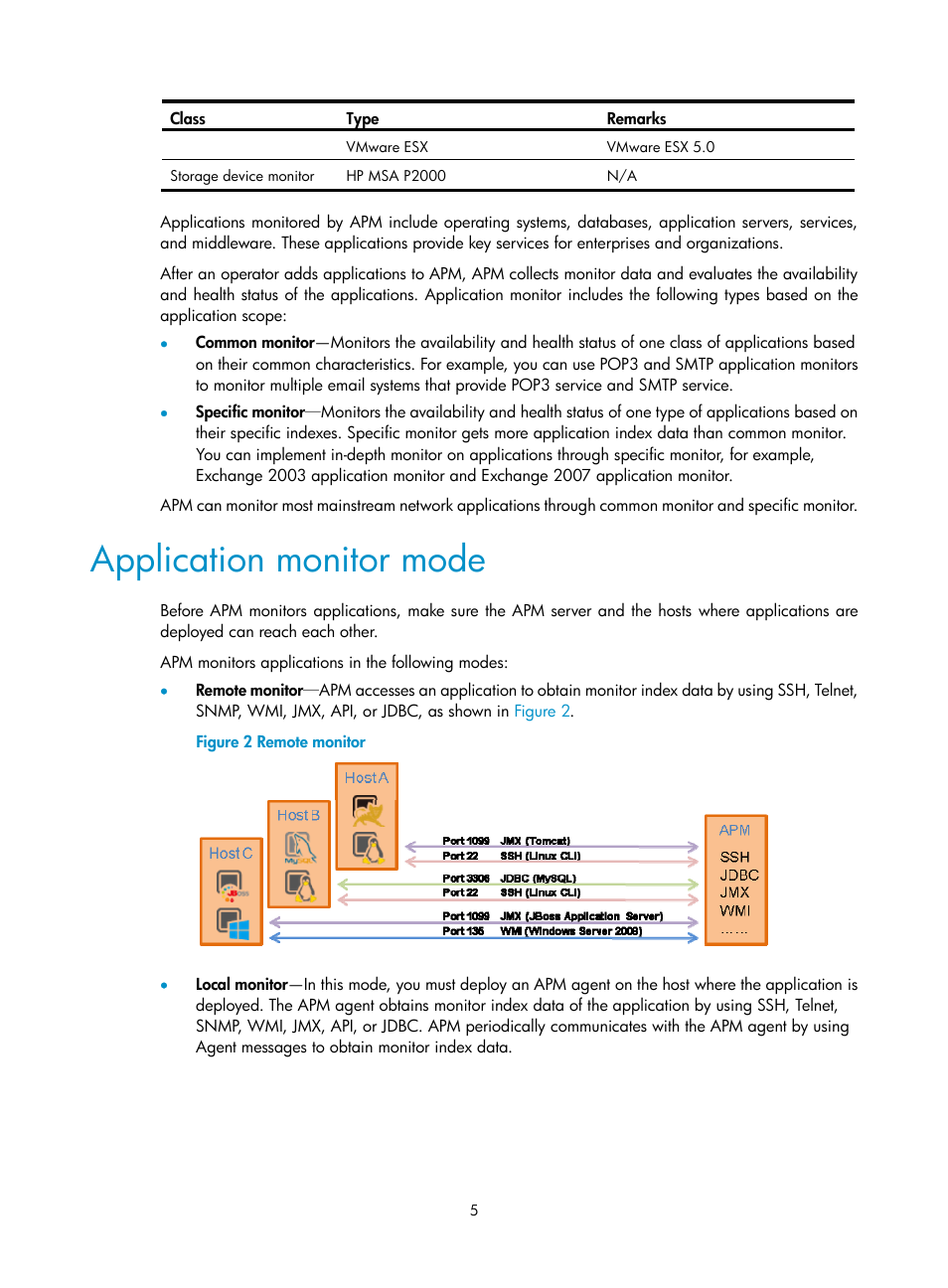 Application monitor mode | H3C Technologies H3C Intelligent Management Center User Manual | Page 19 / 740