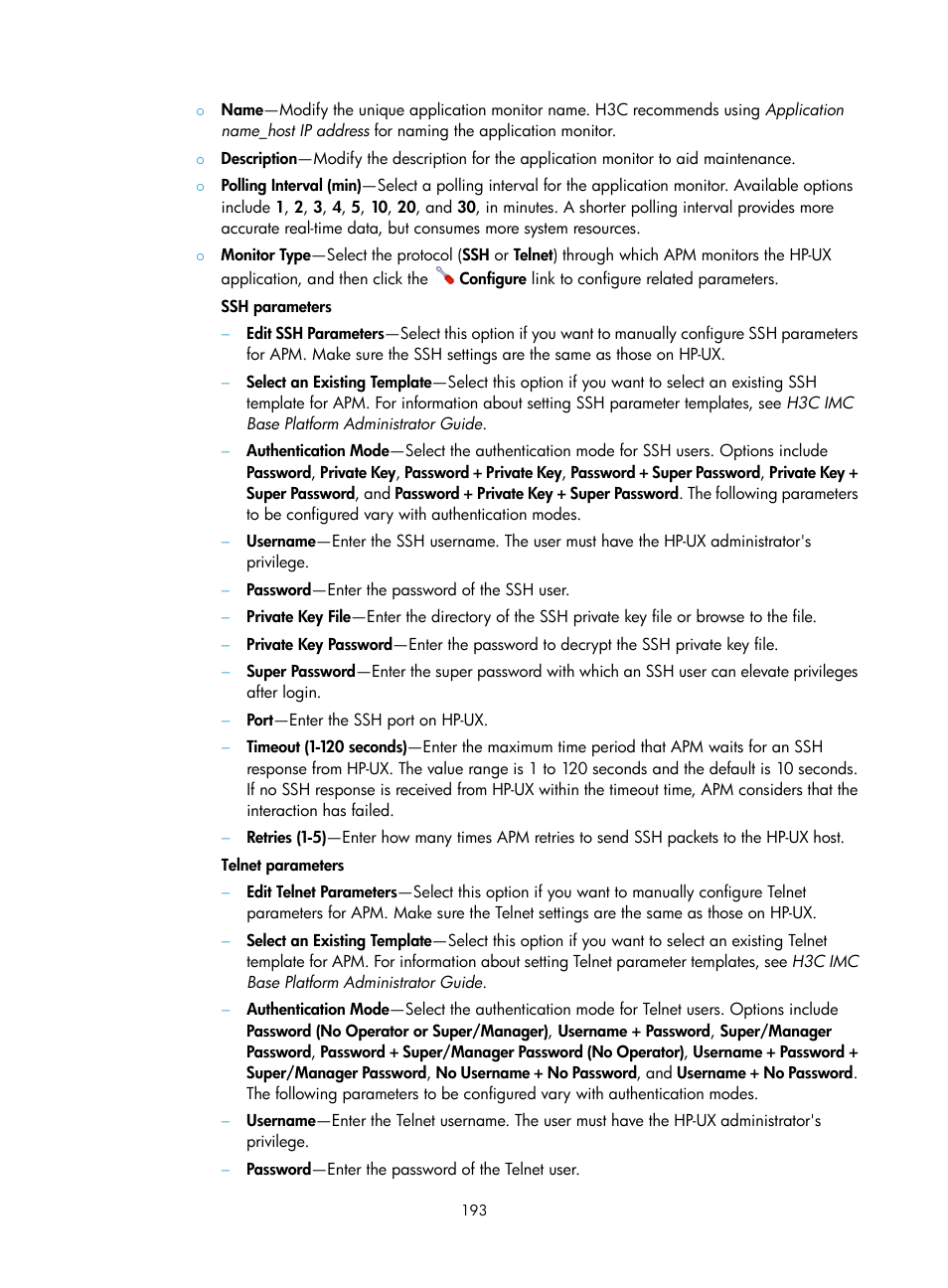 H3C Technologies H3C Intelligent Management Center User Manual | Page 207 / 740