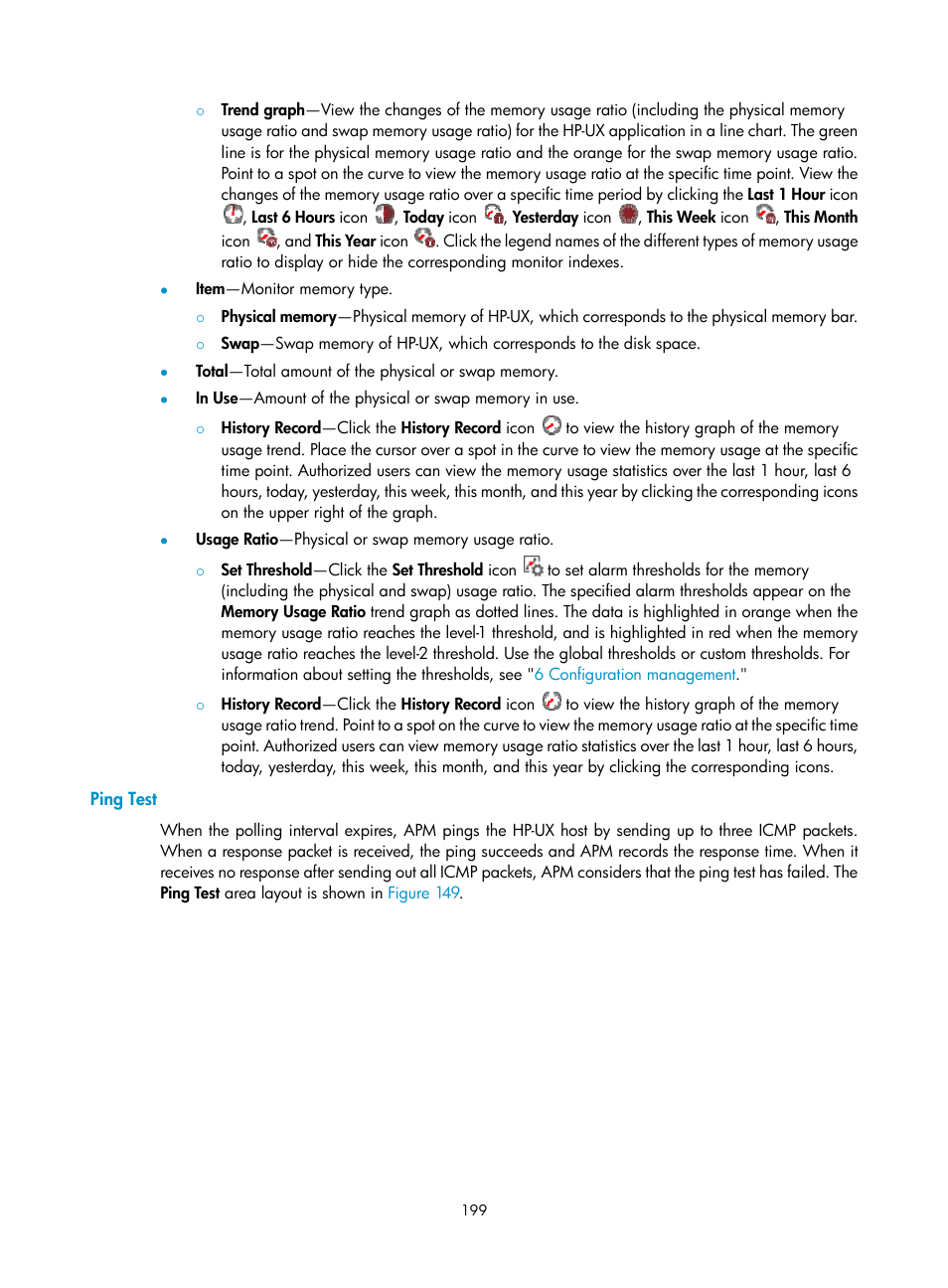 Ping test | H3C Technologies H3C Intelligent Management Center User Manual | Page 213 / 740