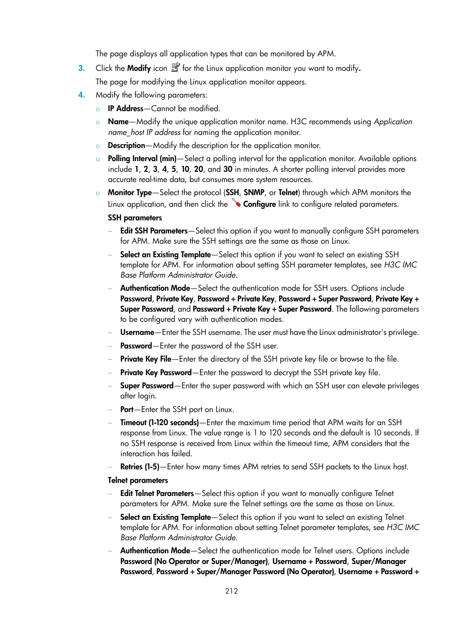 H3C Technologies H3C Intelligent Management Center User Manual | Page 226 / 740