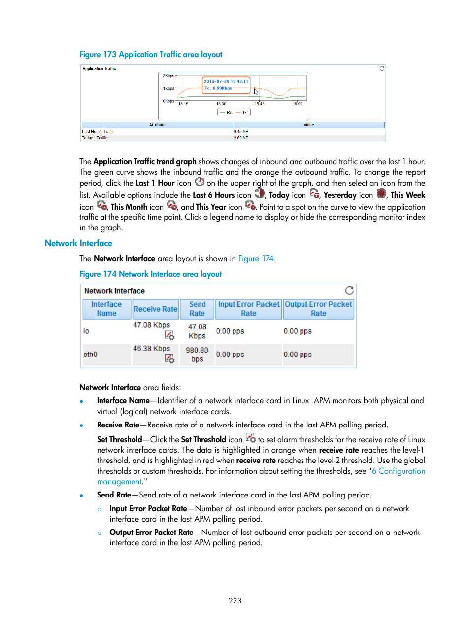 Network interface | H3C Technologies H3C Intelligent Management Center User Manual | Page 237 / 740