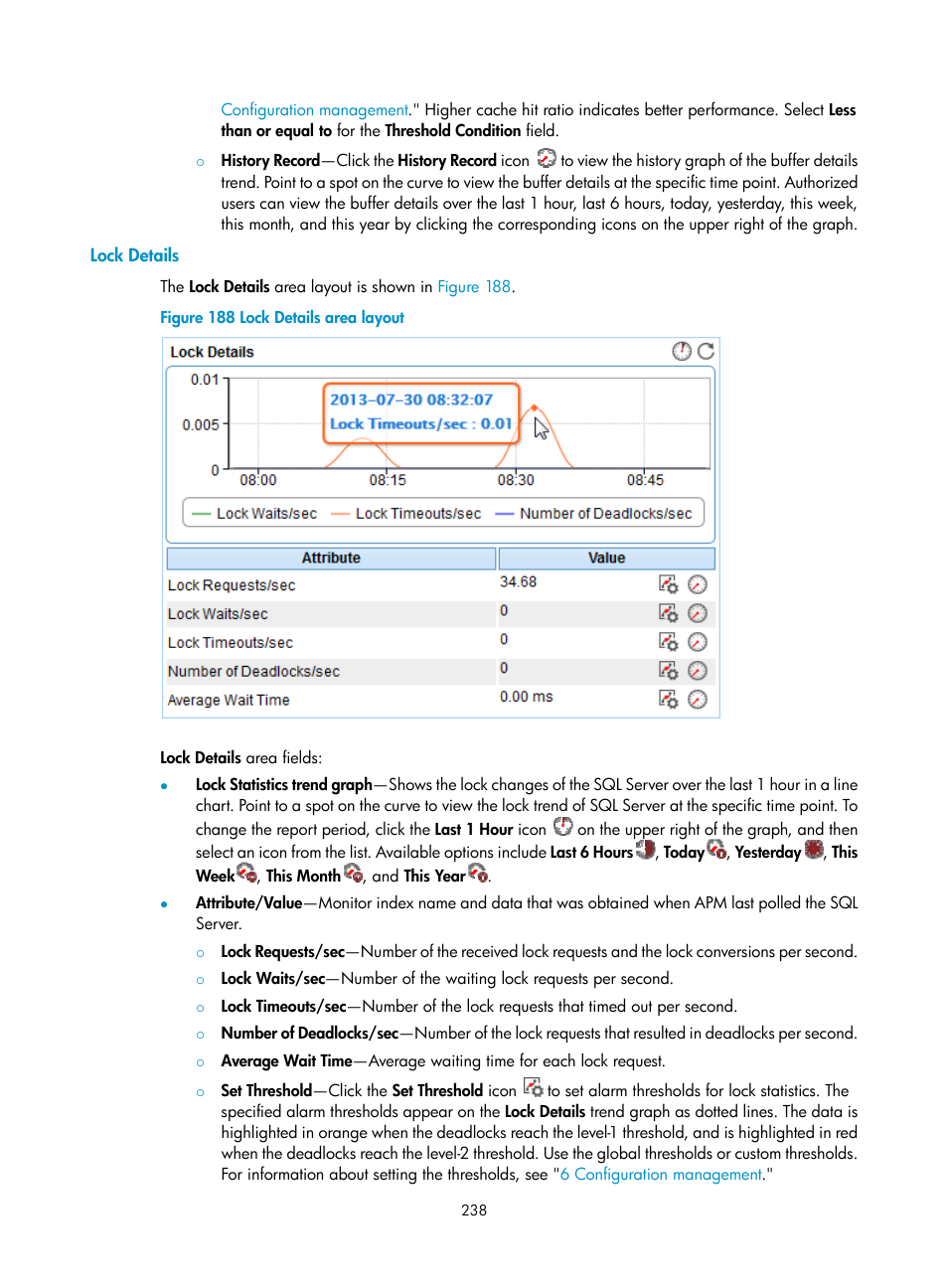 Lock details | H3C Technologies H3C Intelligent Management Center User Manual | Page 252 / 740