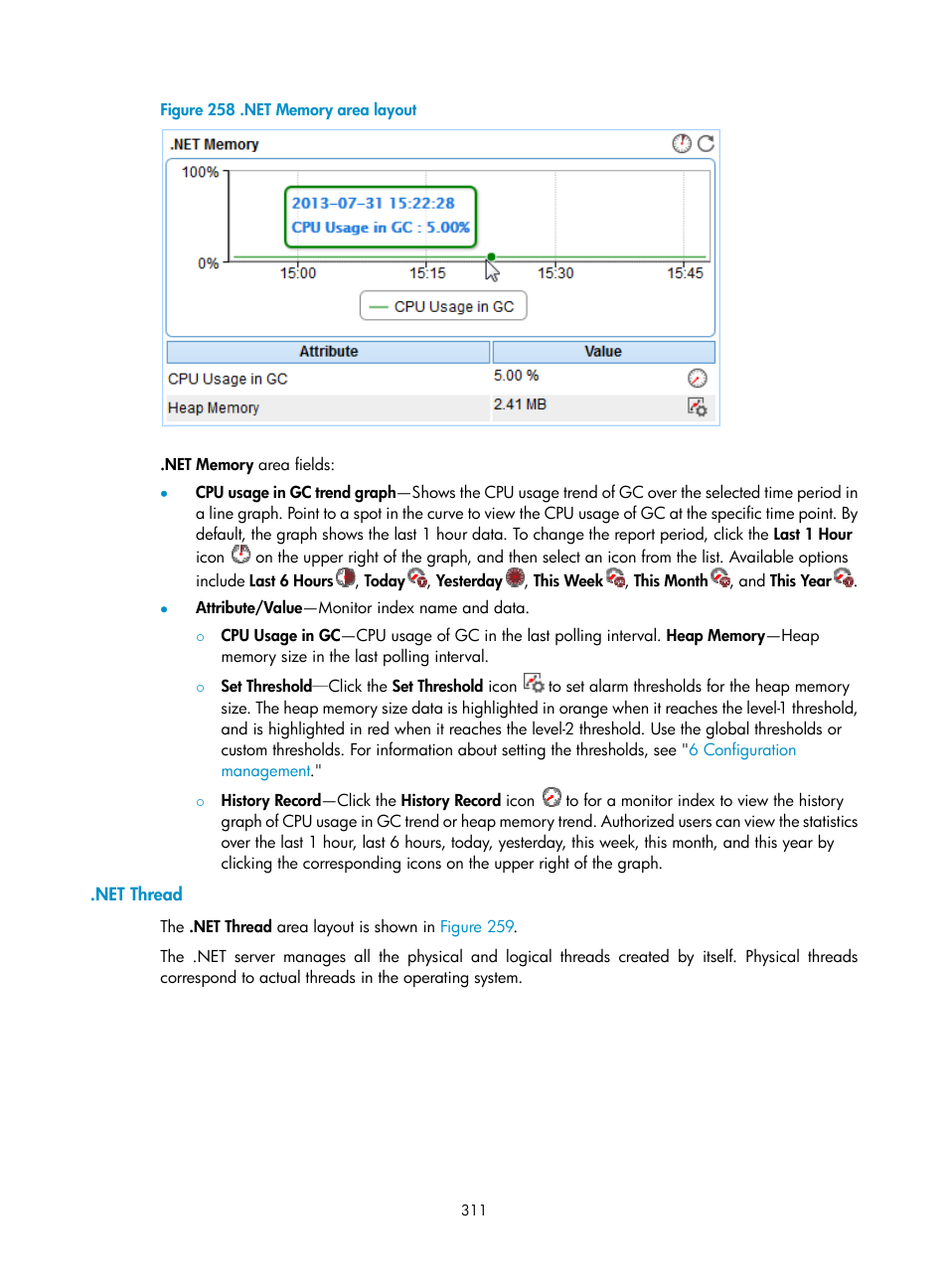 Net thread | H3C Technologies H3C Intelligent Management Center User Manual | Page 325 / 740