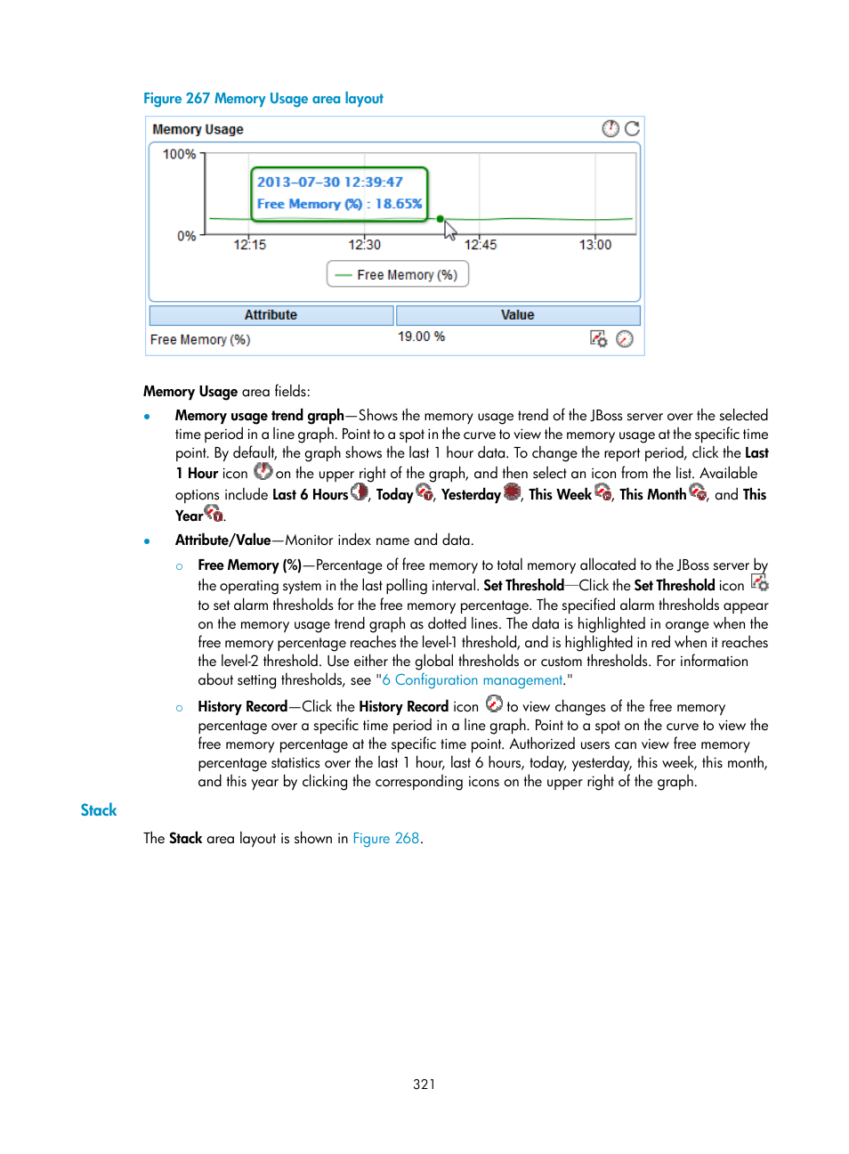 Stack | H3C Technologies H3C Intelligent Management Center User Manual | Page 335 / 740