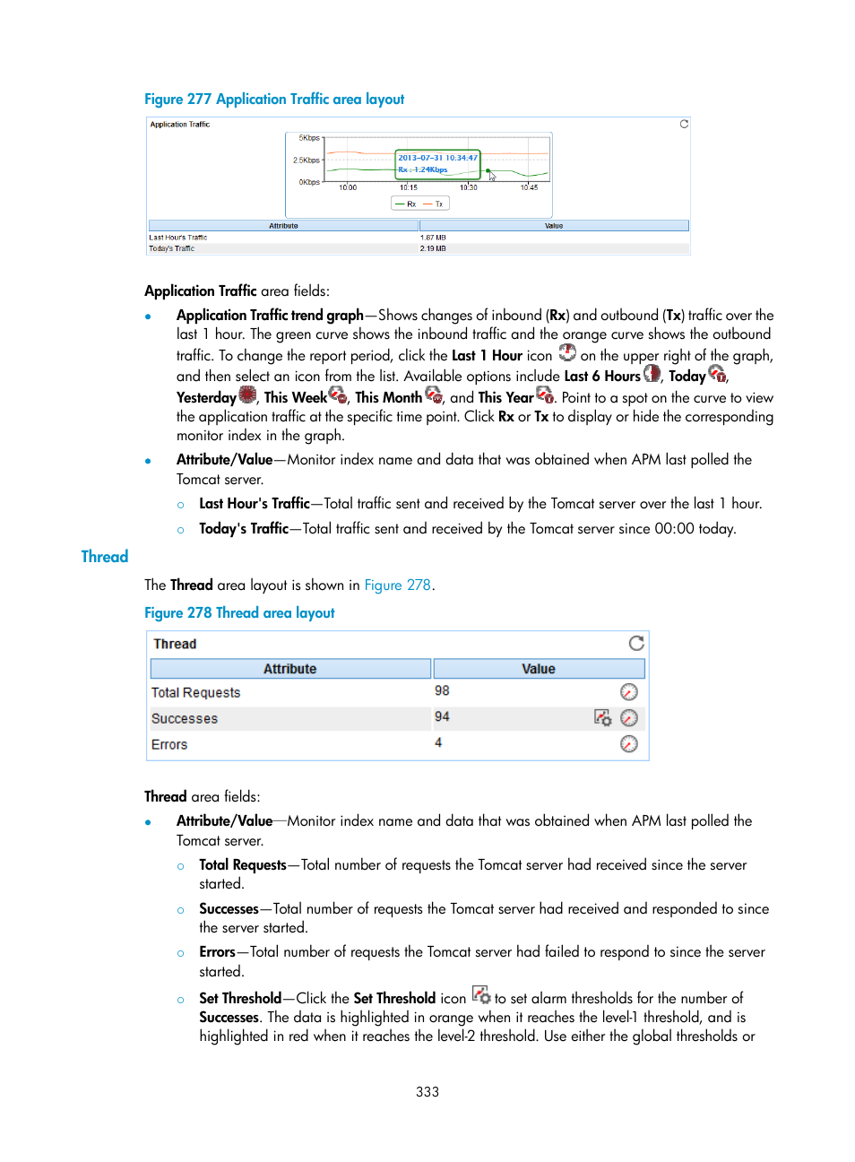 Thread | H3C Technologies H3C Intelligent Management Center User Manual | Page 347 / 740