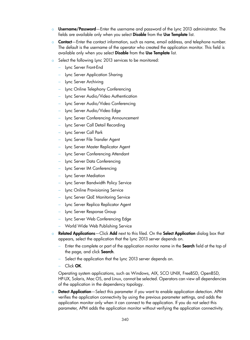 H3C Technologies H3C Intelligent Management Center User Manual | Page 354 / 740