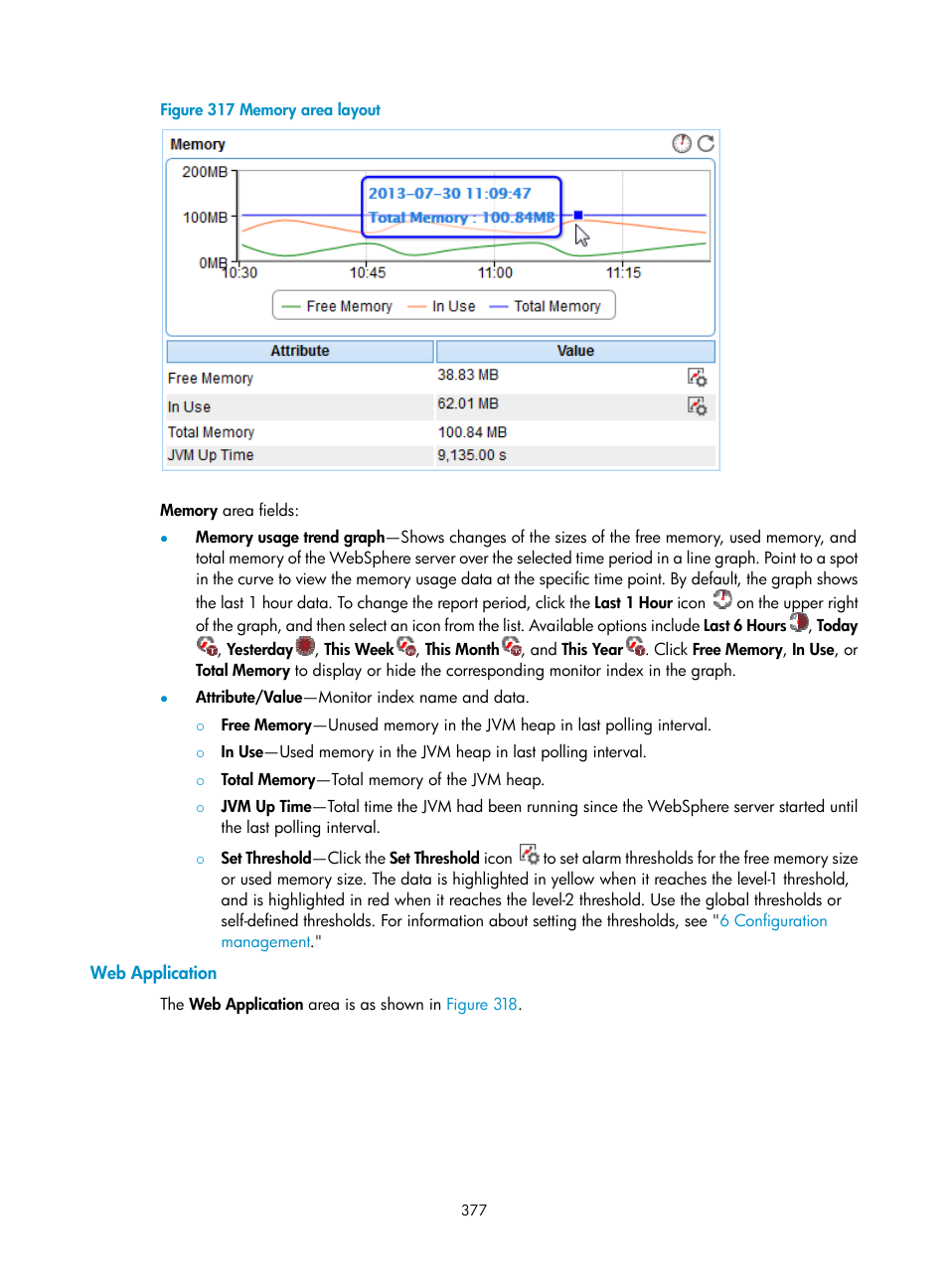 Web application | H3C Technologies H3C Intelligent Management Center User Manual | Page 391 / 740