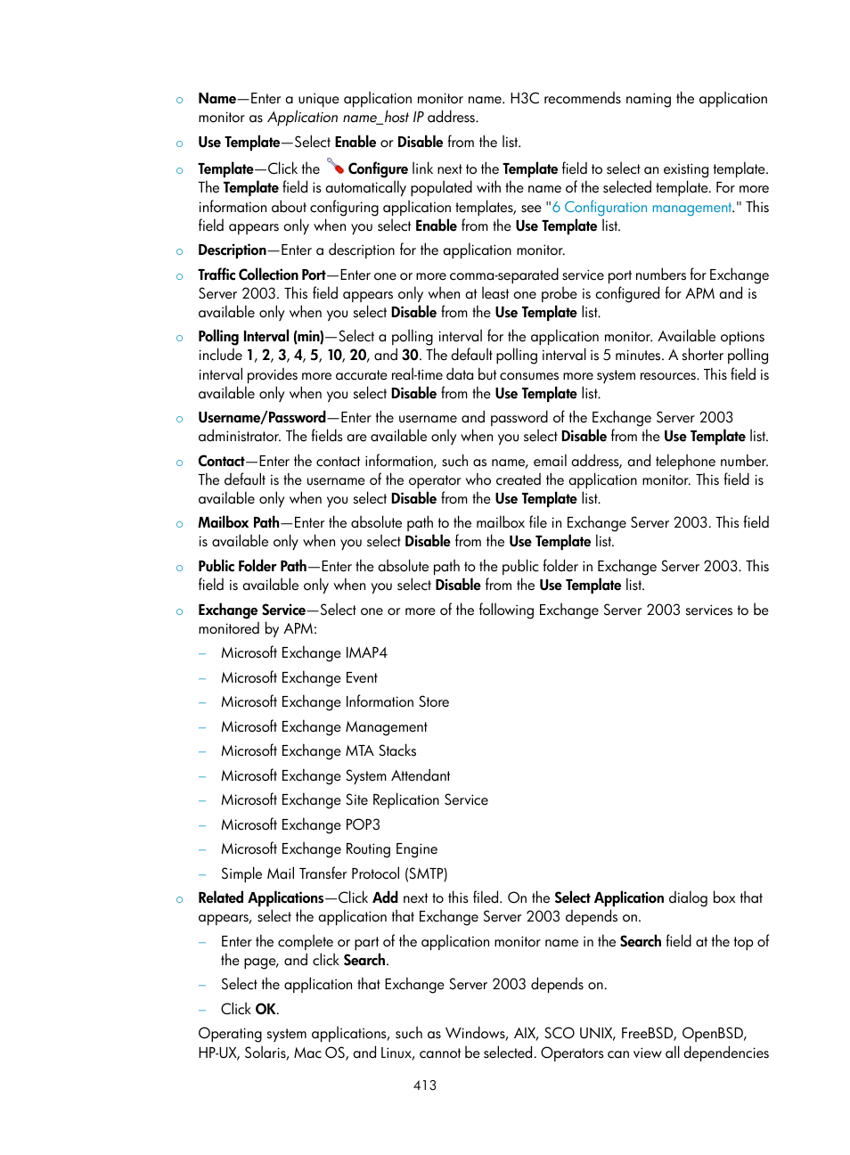 H3C Technologies H3C Intelligent Management Center User Manual | Page 427 / 740