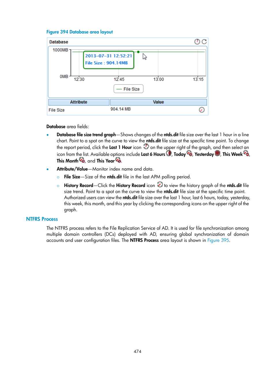 Ntfrs process | H3C Technologies H3C Intelligent Management Center User Manual | Page 488 / 740