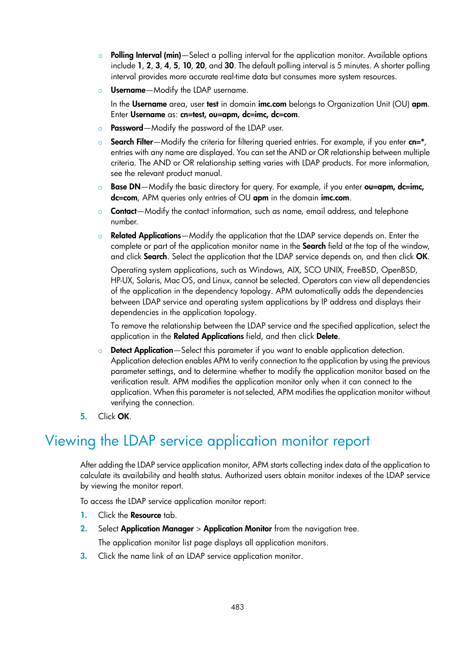 H3C Technologies H3C Intelligent Management Center User Manual | Page 497 / 740