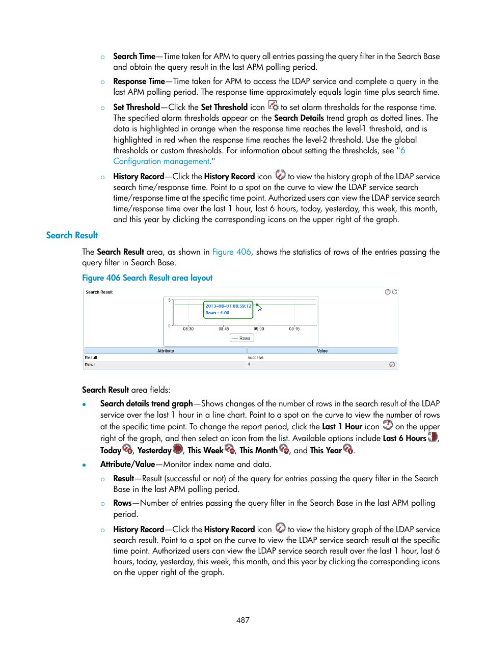 Search result | H3C Technologies H3C Intelligent Management Center User Manual | Page 501 / 740