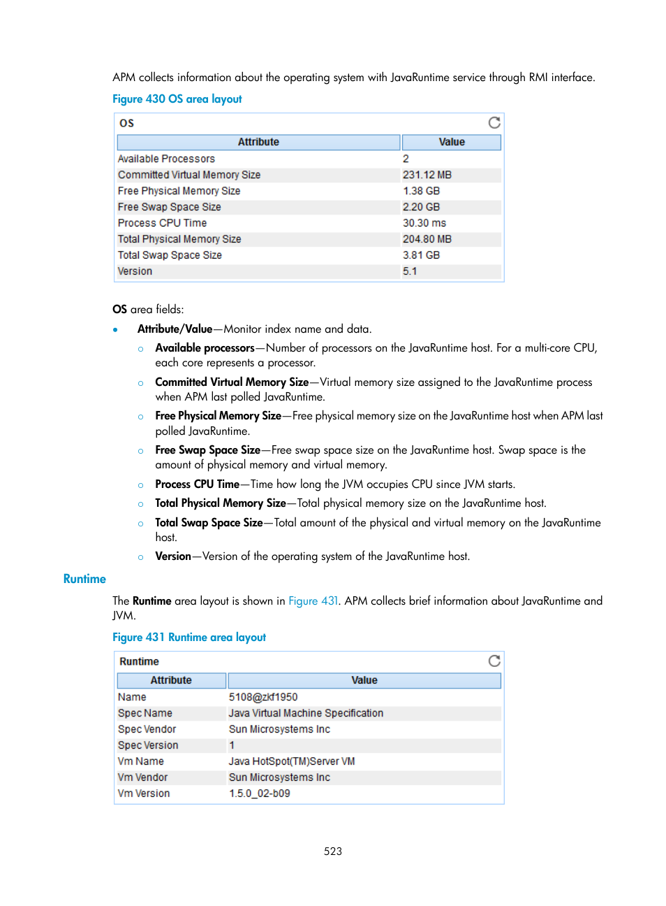 Runtime, N in, Figure 430 | H3C Technologies H3C Intelligent Management Center User Manual | Page 537 / 740