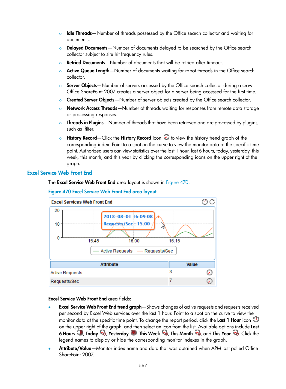 Excel service web front end | H3C Technologies H3C Intelligent Management Center User Manual | Page 581 / 740