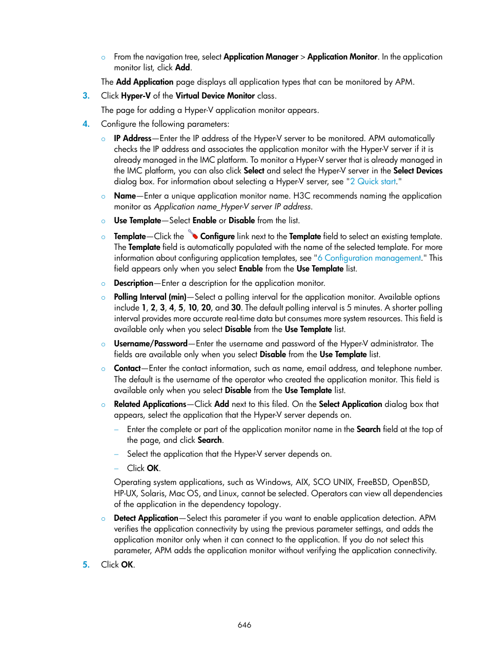 H3C Technologies H3C Intelligent Management Center User Manual | Page 660 / 740