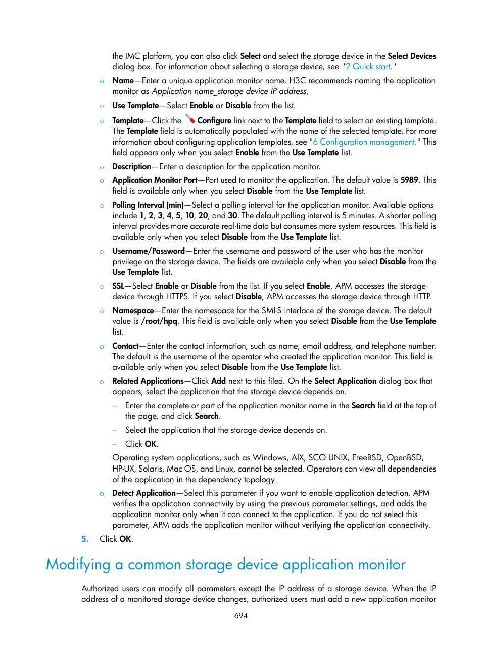 H3C Technologies H3C Intelligent Management Center User Manual | Page 708 / 740