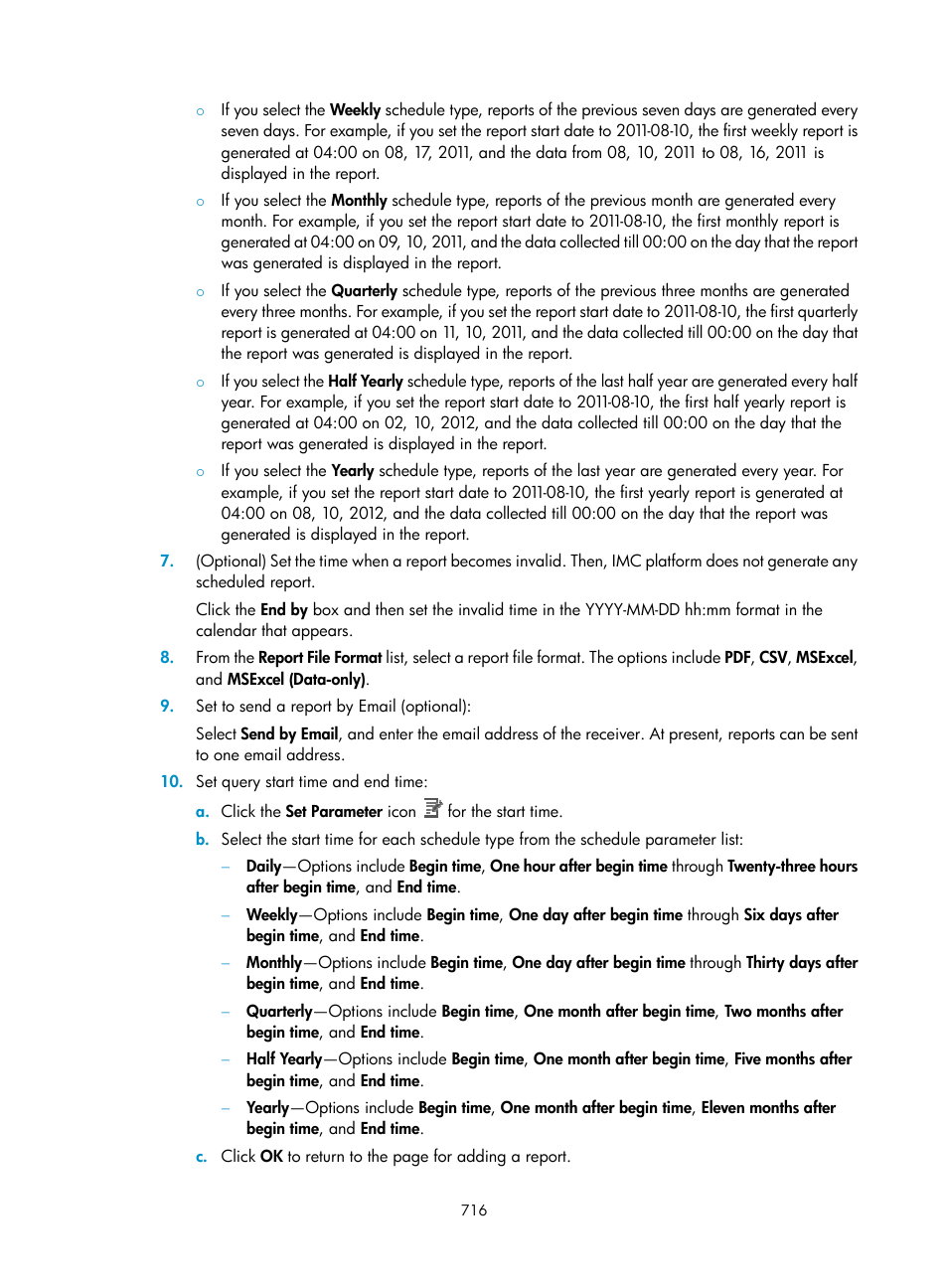 H3C Technologies H3C Intelligent Management Center User Manual | Page 730 / 740