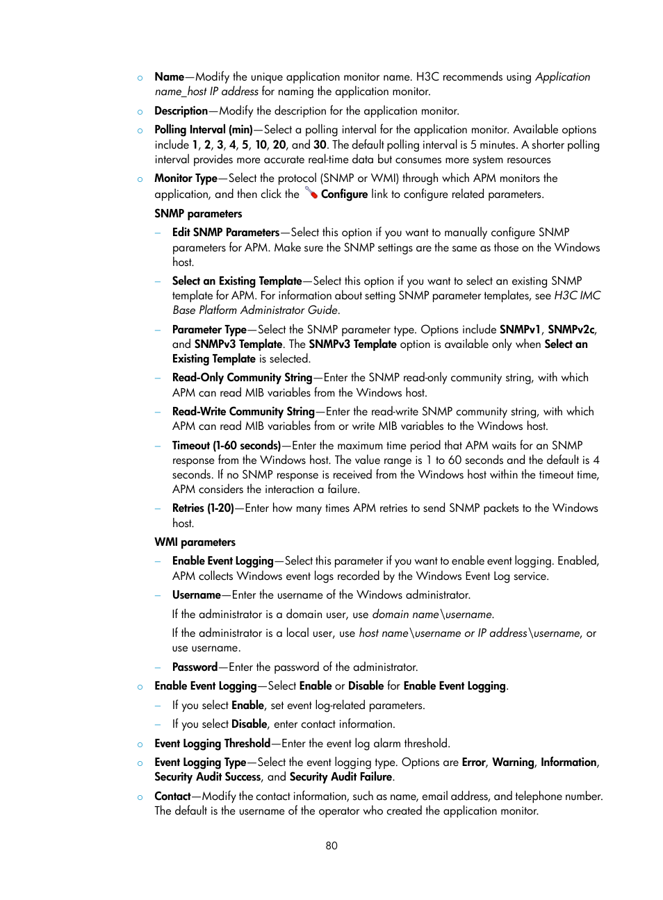 H3C Technologies H3C Intelligent Management Center User Manual | Page 94 / 740