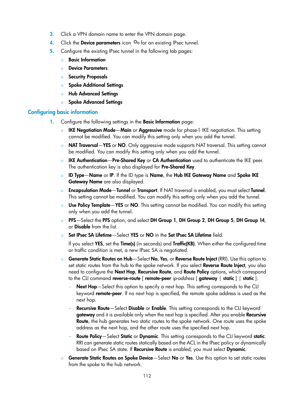 Configuring basic information | H3C Technologies H3C Intelligent Management Center User Manual | Page 122 / 213