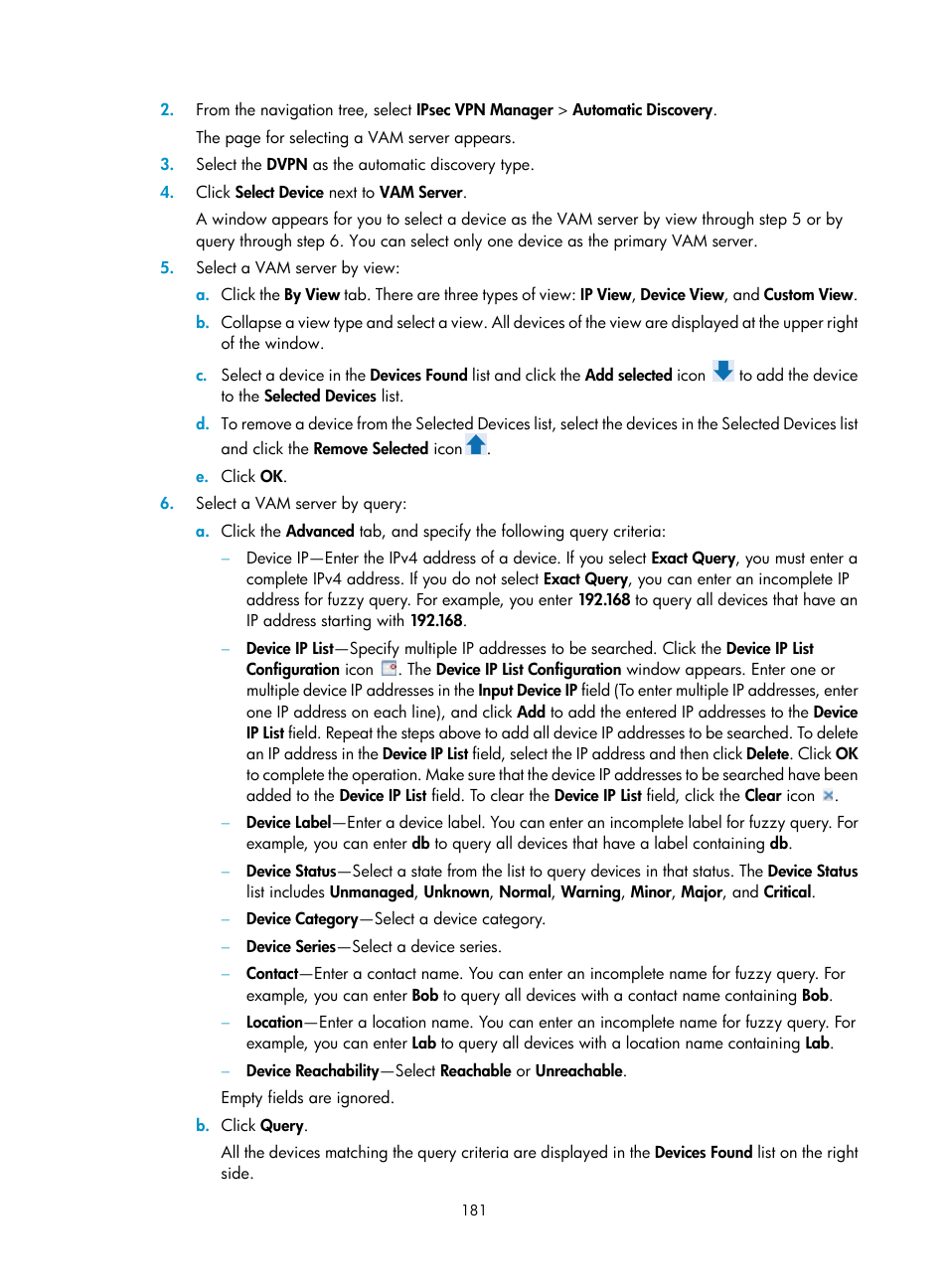 H3C Technologies H3C Intelligent Management Center User Manual | Page 191 / 213