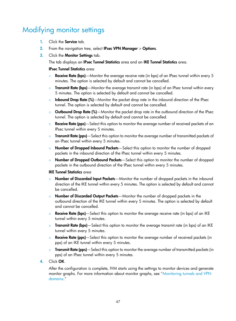 Modifying monitor settings | H3C Technologies H3C Intelligent Management Center User Manual | Page 57 / 213