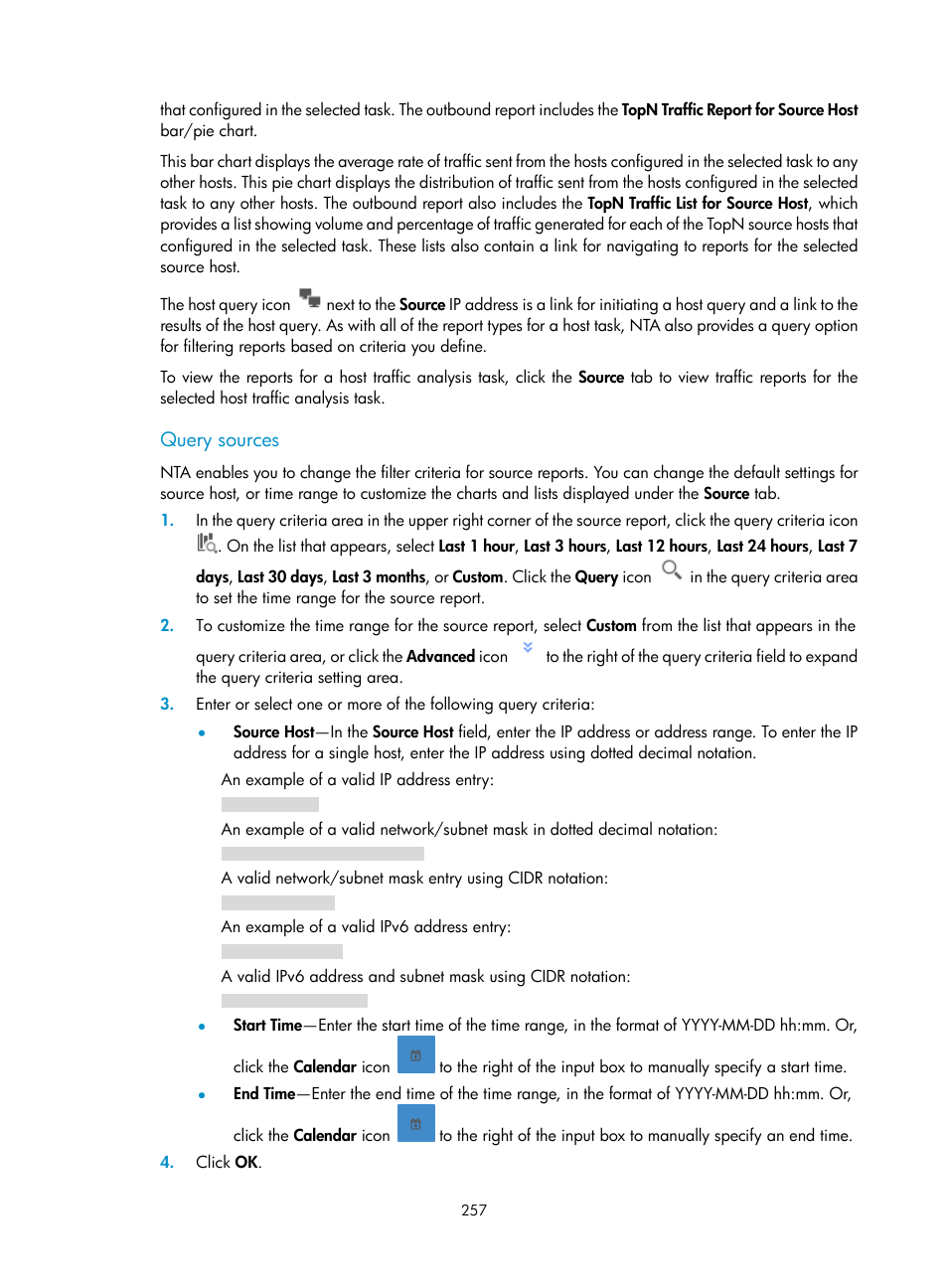 Query sources | H3C Technologies H3C Intelligent Management Center User Manual | Page 267 / 371