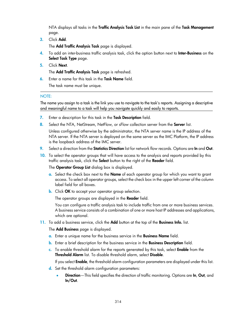 H3C Technologies H3C Intelligent Management Center User Manual | Page 324 / 371