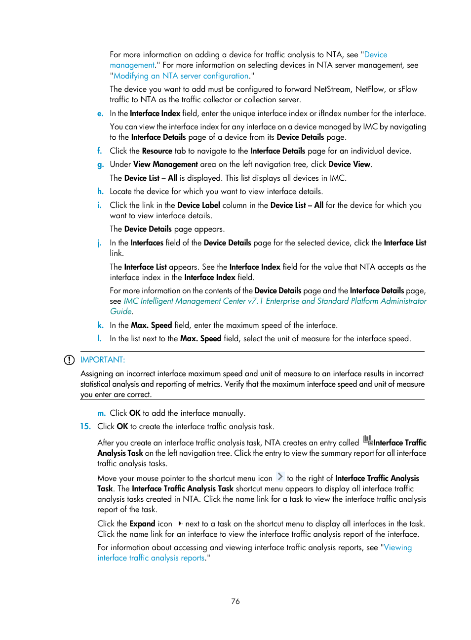 H3C Technologies H3C Intelligent Management Center User Manual | Page 86 / 371