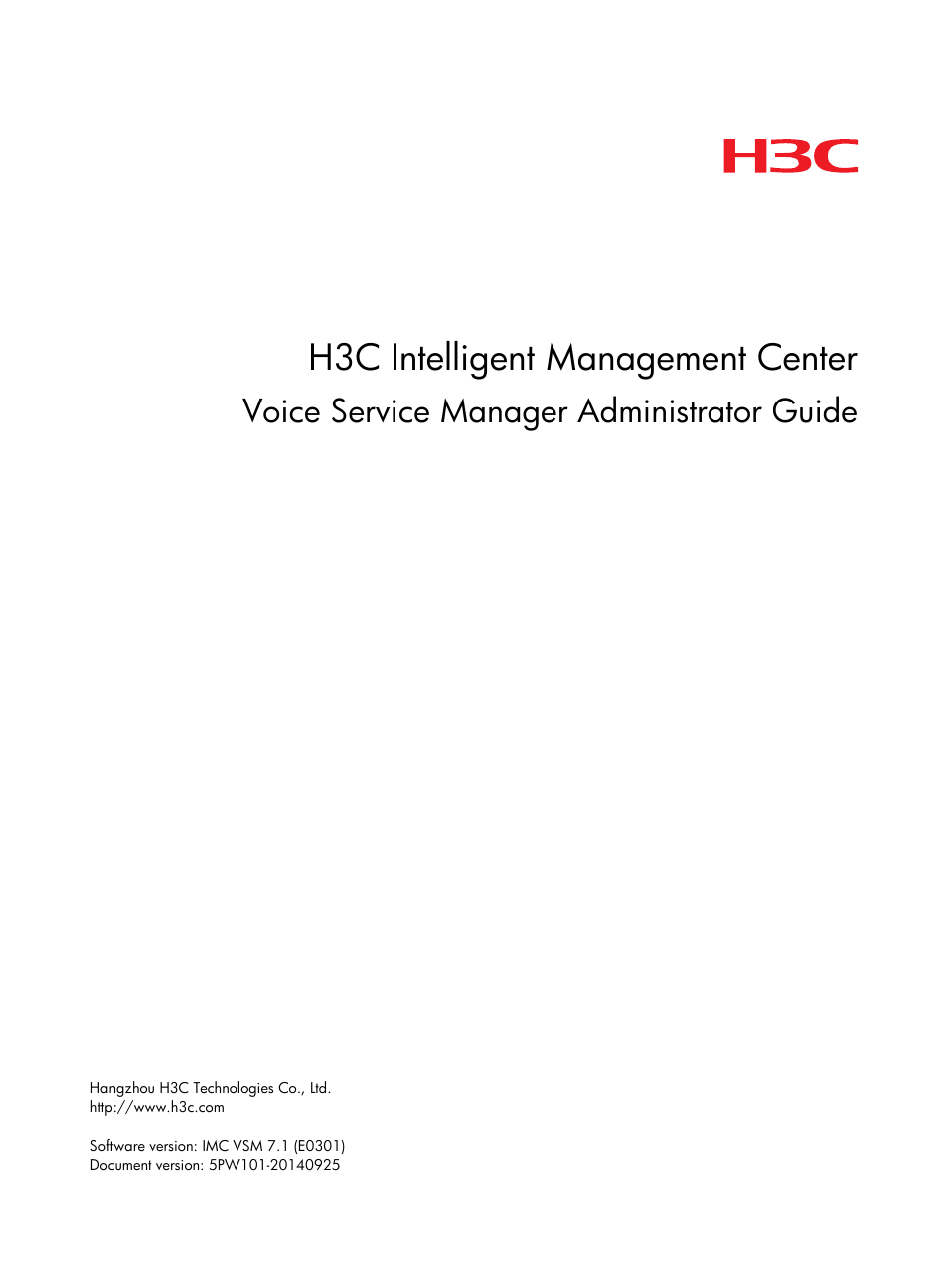 H3C Technologies H3C Intelligent Management Center User Manual | 145 pages