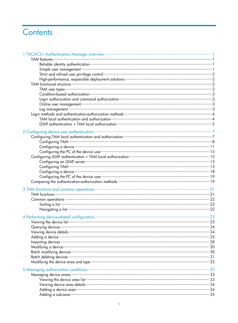 H3C Technologies H3C Intelligent Management Center User Manual | Page 6 / 137