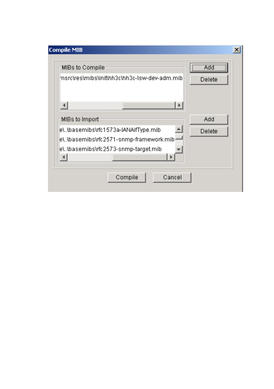 Exporting a project, Importing a project, Exporting a project -20 | Importing a project -20 | H3C Technologies H3C Intelligent Management Center User Manual | Page 41 / 70