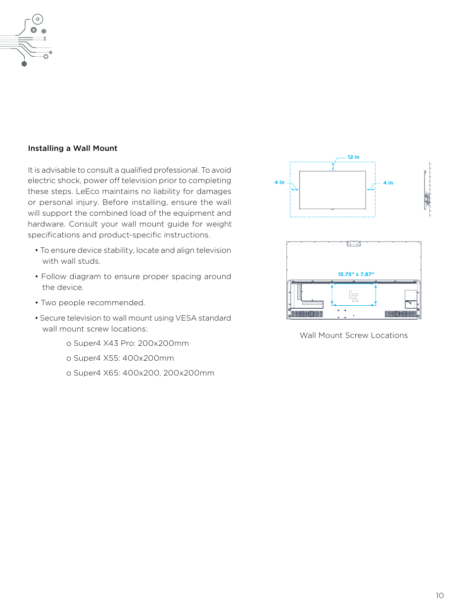 LeEco Super4 X Series 4K UHD Ecotvs User Manual | Page 10 / 31