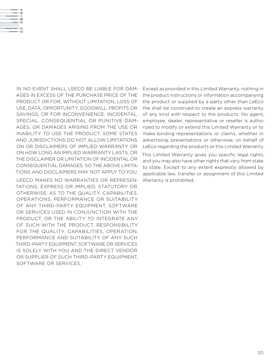 LeEco Super4 X Series 4K UHD Ecotvs User Manual | Page 30 / 31
