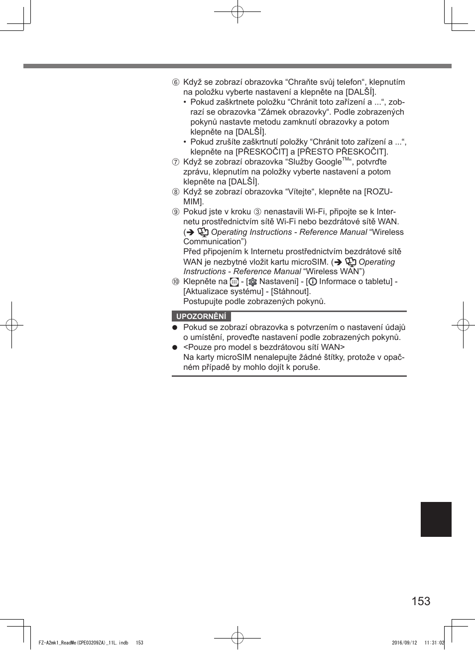 Panasonic Toughpad FZ-A2 User Manual | Page 153 / 172