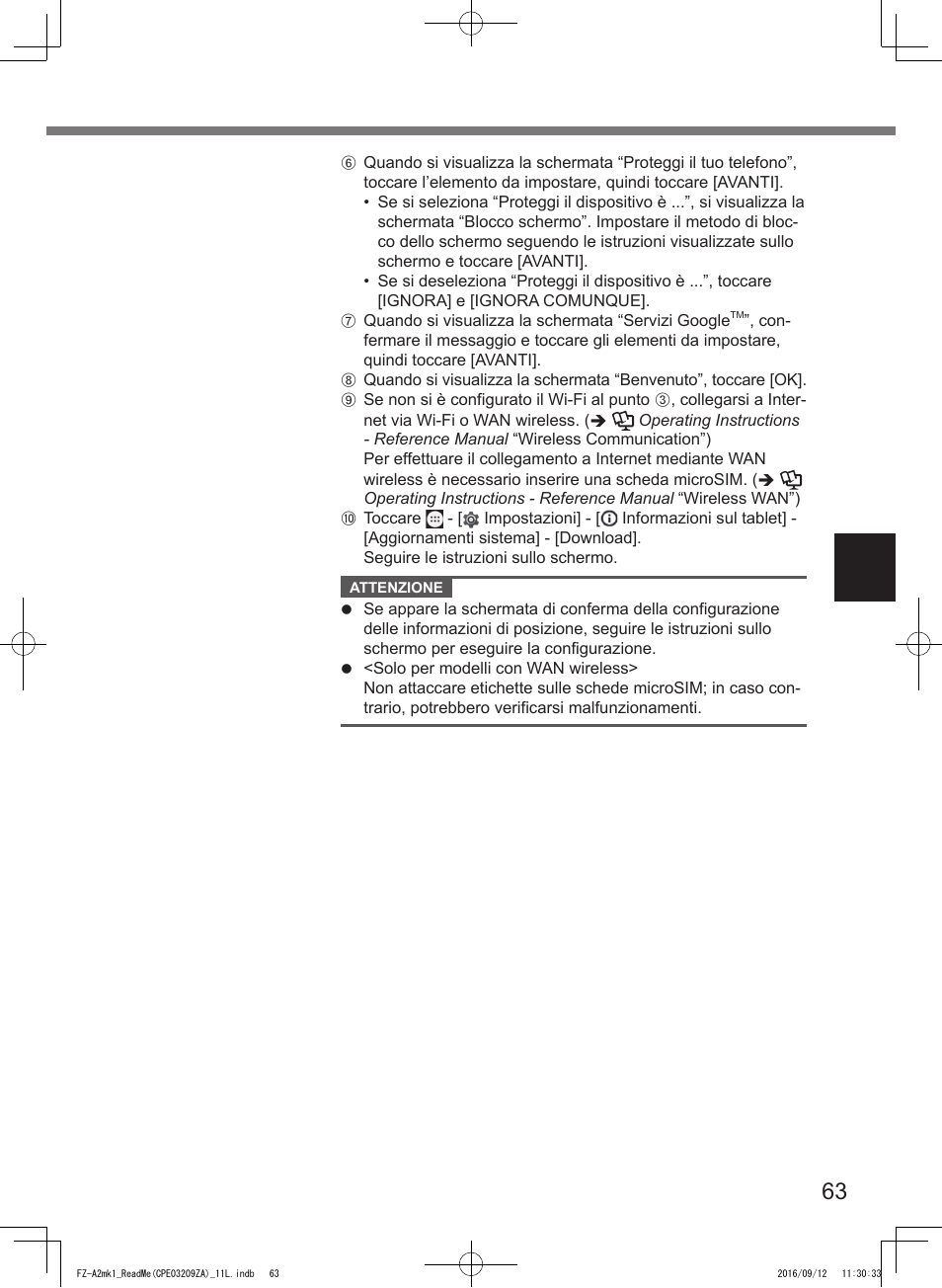 Panasonic Toughpad FZ-A2 User Manual | Page 63 / 172