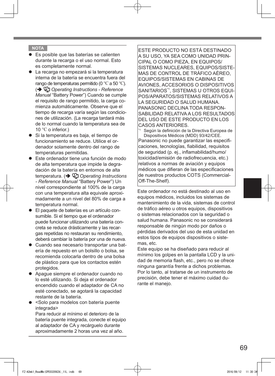 Panasonic Toughpad FZ-A2 User Manual | Page 69 / 172