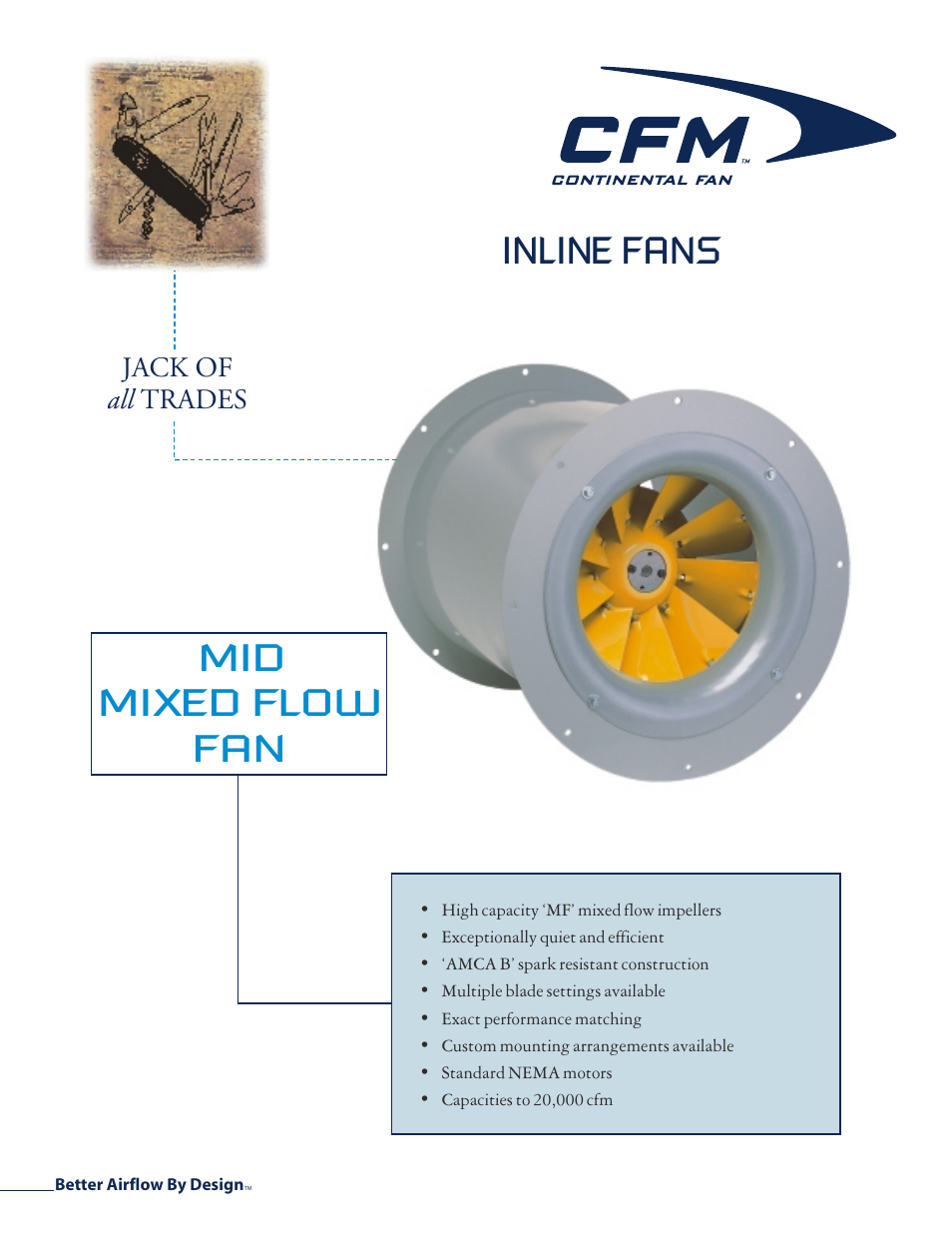 CFM MIXED FLOW User Manual | 5 pages