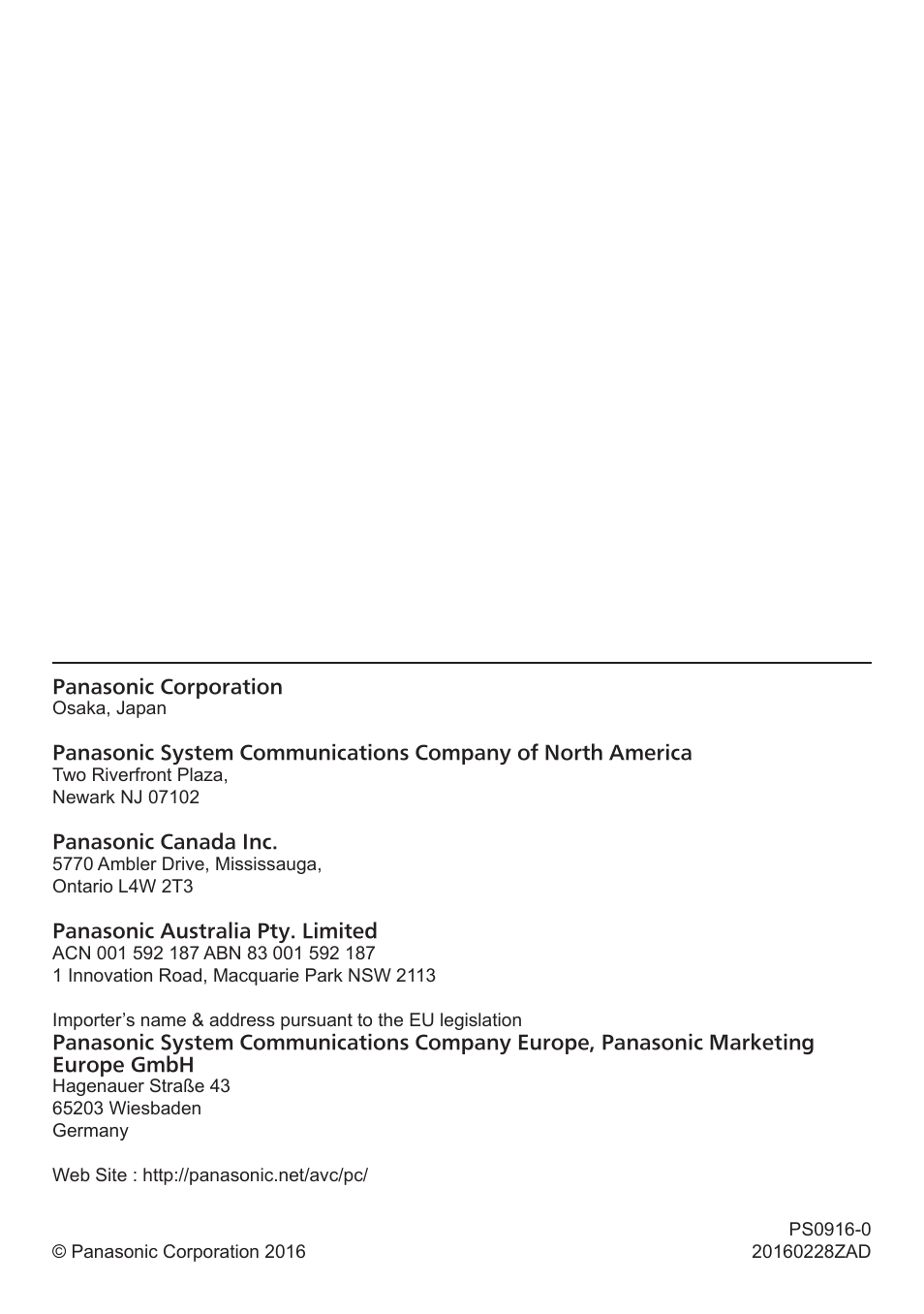 Panasonic Toughpad FZ-A2 User Manual | Page 39 / 39