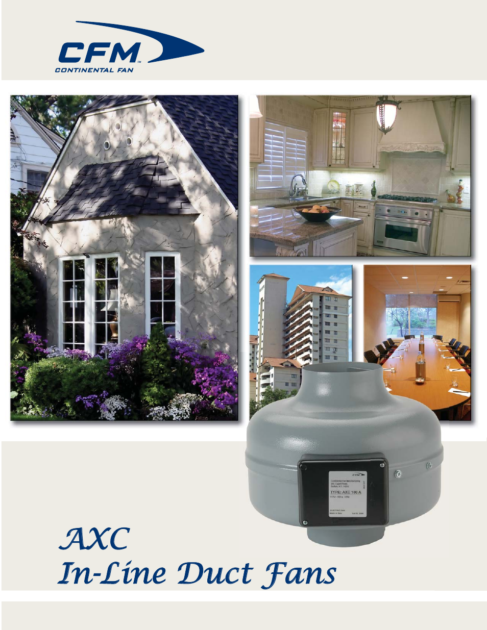 CFM AXC User Manual | 4 pages