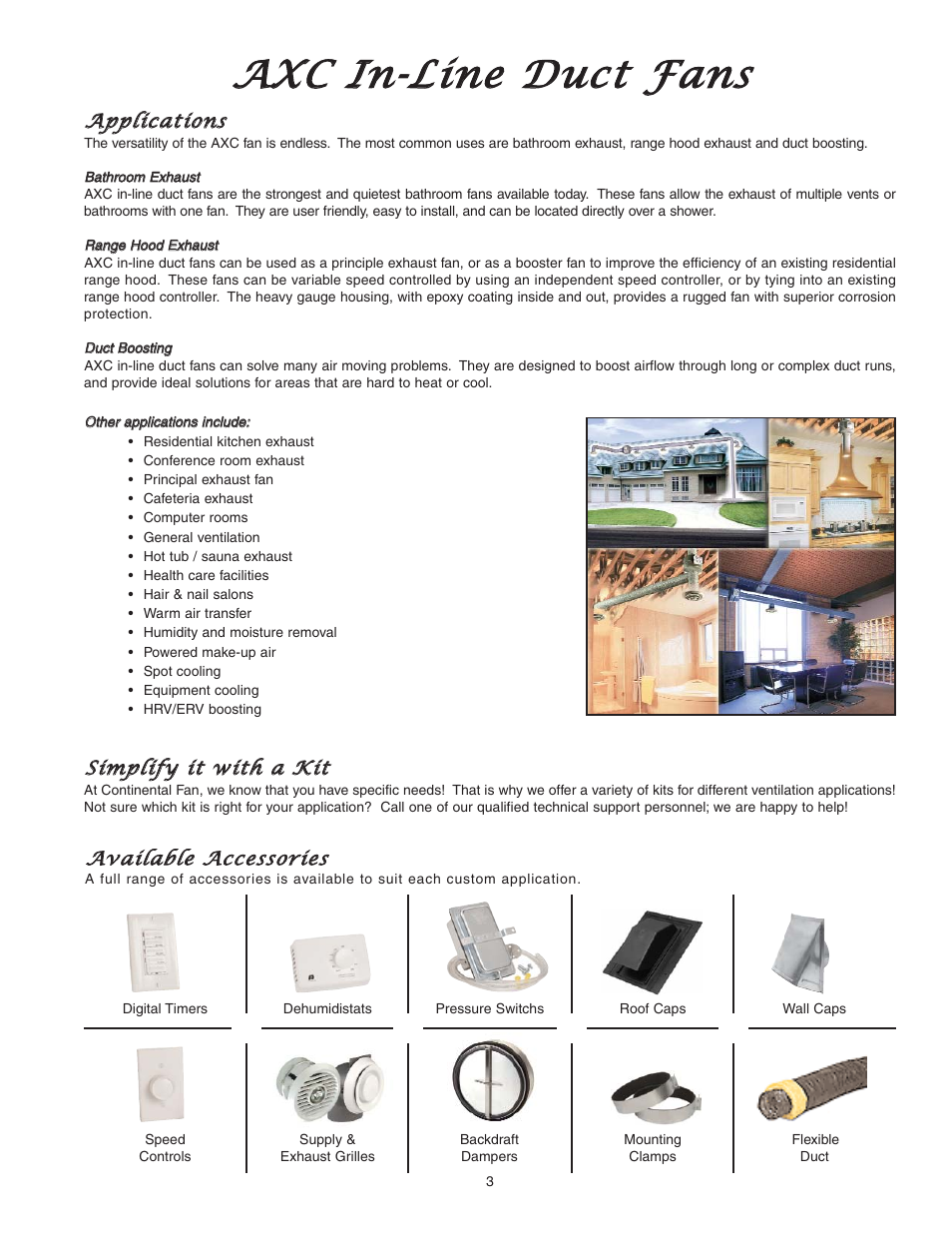 Aax xc c iin n--l liin nee d du ucctt f fa an nss | CFM AXC User Manual | Page 3 / 4