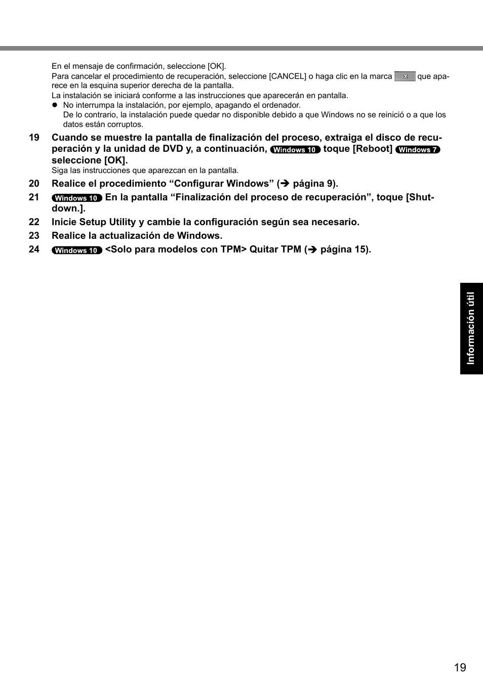 Panasonic Toughbook CF-D1 User Manual | Page 19 / 31