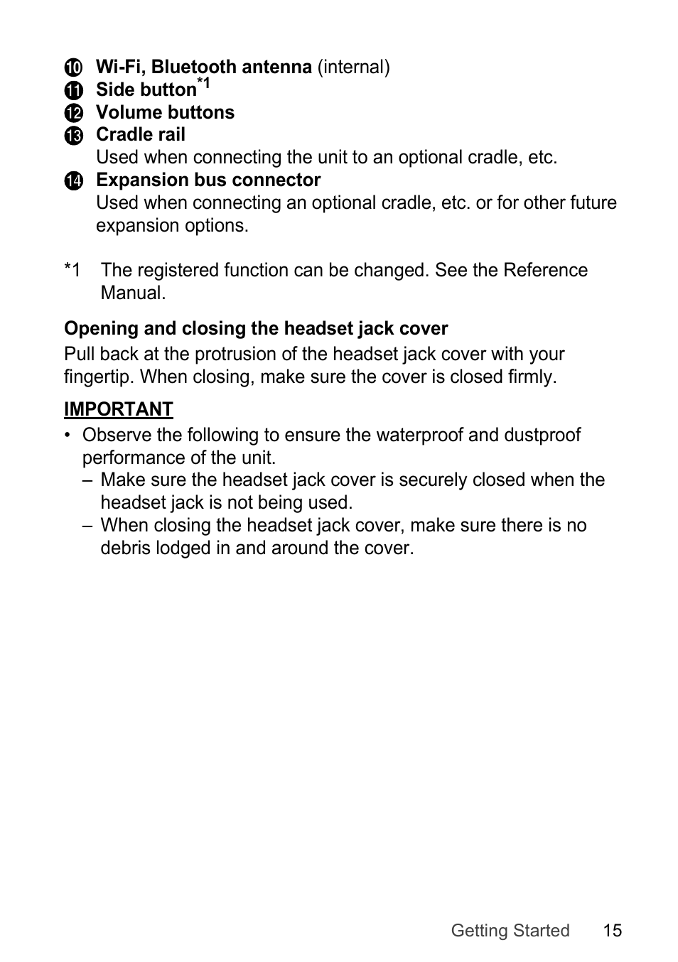 Panasonic Toughpad FZ-F1 User Manual | Page 15 / 56