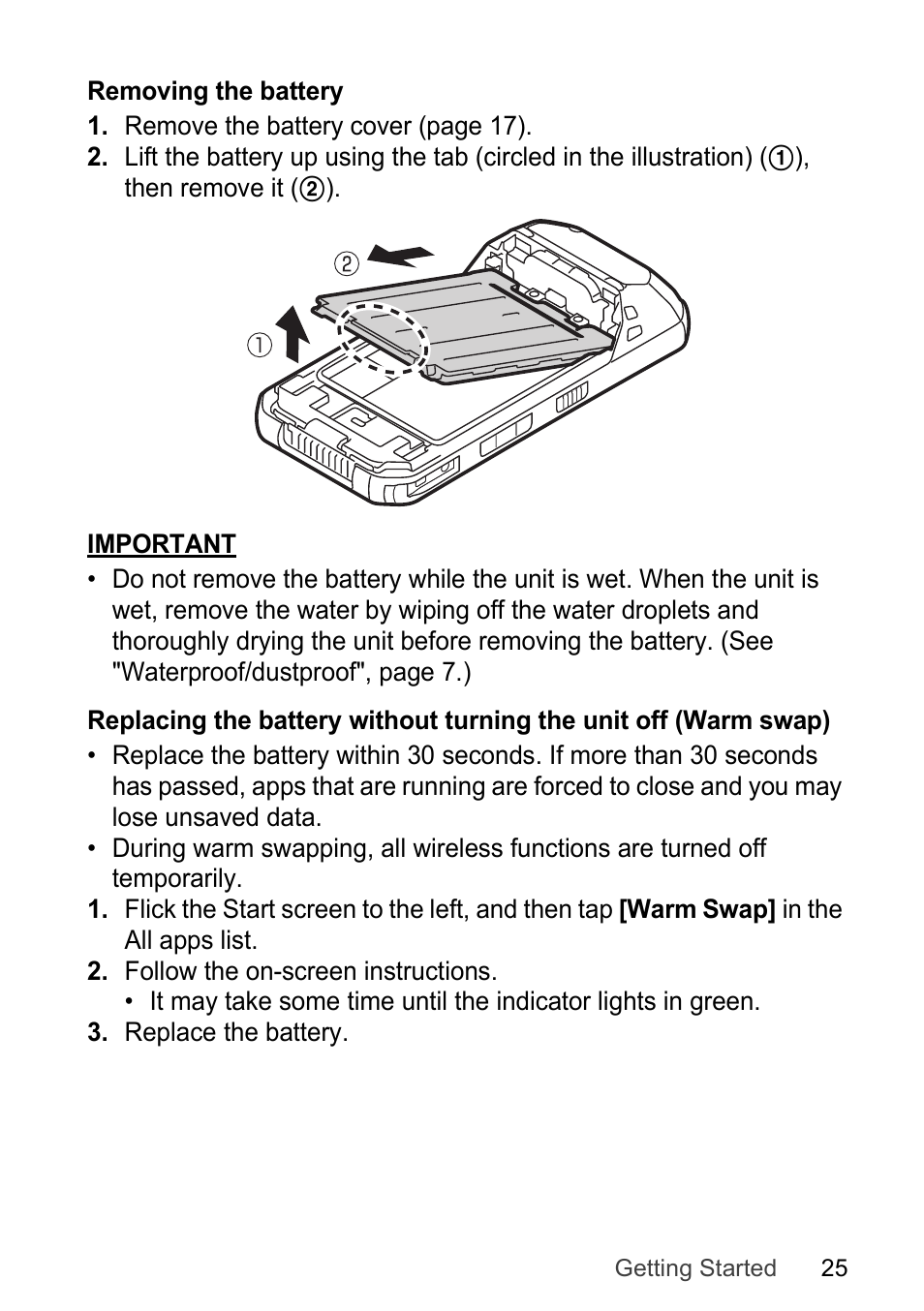 Panasonic Toughpad FZ-F1 User Manual | Page 25 / 56