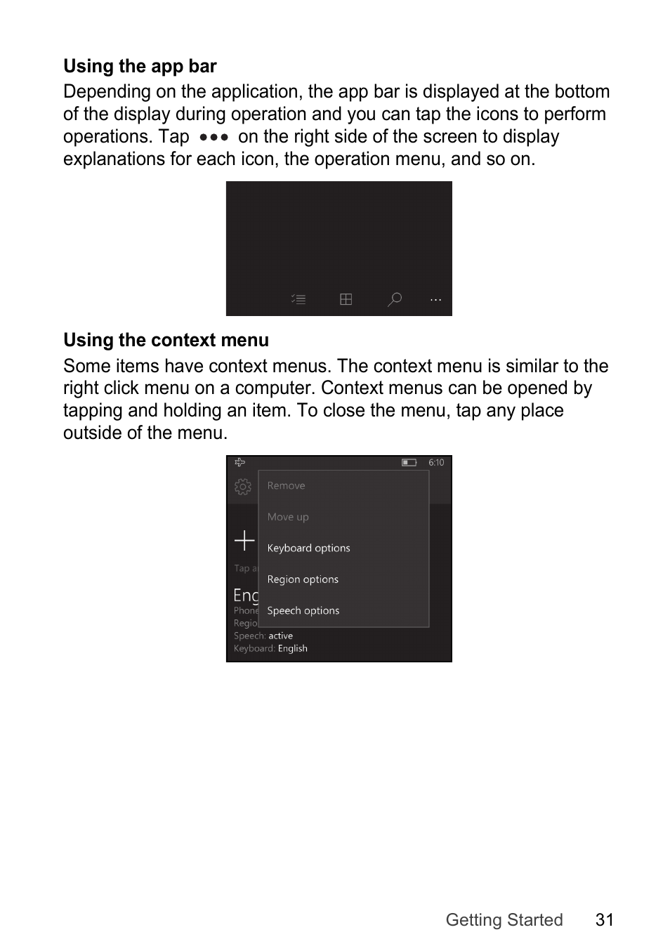 Panasonic Toughpad FZ-F1 User Manual | Page 31 / 56