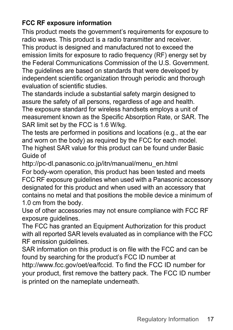 Panasonic Toughpad FZ-F1 User Manual | Page 17 / 32