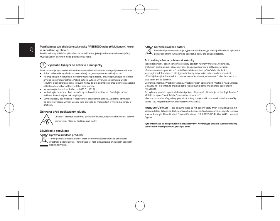 PRESTIGIO MultiPad Visconte V PMP1012TE3GRD User Manual | Page 40 / 60