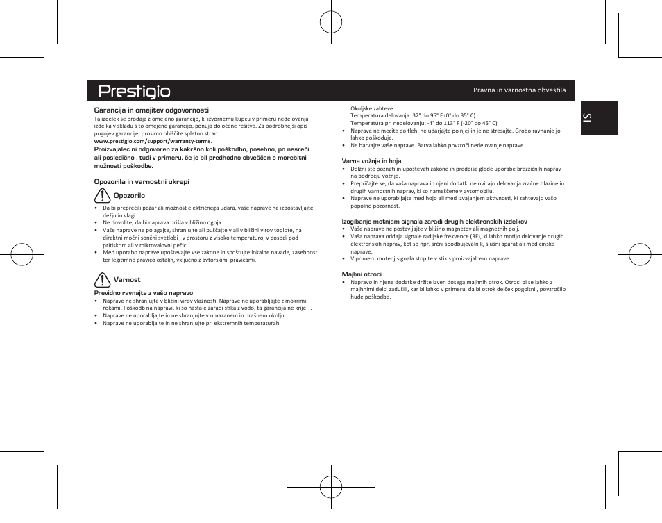 PRESTIGIO MultiPad Visconte V PMP1012TE3GRD User Manual | Page 53 / 60