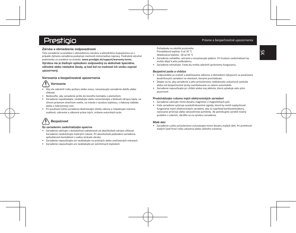 PRESTIGIO MultiPad Visconte V PMP1012TE3GRD User Manual | Page 55 / 60